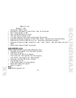 Preview for 25 page of SoundMax SM-CMD2022 Instruction Manual