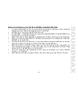 Предварительный просмотр 31 страницы SoundMax SM-CMD2022 Instruction Manual