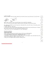 Preview for 5 page of SoundMax SM-CMD2023 Instruction Manual