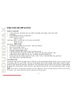 Preview for 18 page of SoundMax SM-CMD2023 Instruction Manual