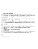 Preview for 22 page of SoundMax SM-CMD2023 Instruction Manual