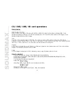 Preview for 16 page of SoundMax SM-CMD2024 Instruction Manual