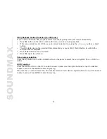 Preview for 20 page of SoundMax SM-CMD2024 Instruction Manual