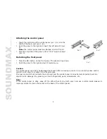 Предварительный просмотр 6 страницы SoundMax SM-CMD2026 Instruction Manual