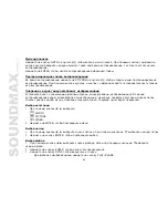 Предварительный просмотр 46 страницы SoundMax SM-CMD2026 Instruction Manual