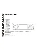 Предварительный просмотр 1 страницы SoundMax SM-CMD3000 Instruction Manual