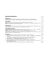 Предварительный просмотр 11 страницы SoundMax SM-CMD3000 Instruction Manual