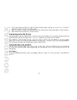 Предварительный просмотр 20 страницы SoundMax SM-CMD3000 Instruction Manual