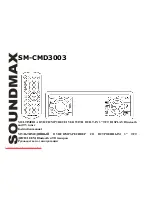 Предварительный просмотр 1 страницы SoundMax SM-CMD3003 Instruction Manual