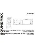 SoundMax SM-CMD3016 Instruction Manual предпросмотр