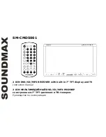 SoundMax SM-CMD5001 Instruction Manual предпросмотр