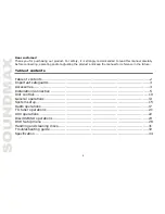 Preview for 2 page of SoundMax SM-CMD5001 Instruction Manual