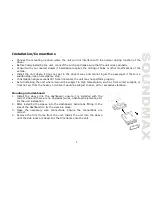 Preview for 5 page of SoundMax SM-CMMD7001 Instruction Manual