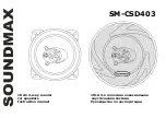 SoundMax SM-CSD403 Instruction Manual preview