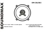 SoundMax SM-CSL502 Instruction Manual предпросмотр