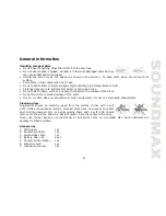 Предварительный просмотр 21 страницы SoundMax SM-DVD5111 Instruction Manual