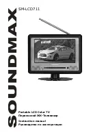 SoundMax SM-LCD711 Instruction Manual предпросмотр