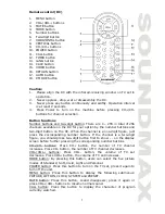 Предварительный просмотр 5 страницы SoundMax SM-LCD711 Instruction Manual