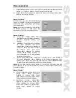 Предварительный просмотр 9 страницы SoundMax SM-LCD711 Instruction Manual