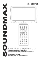 Предварительный просмотр 1 страницы SoundMax SM-LCD715 Instruction Manual