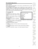 Предварительный просмотр 9 страницы SoundMax SM-LCD715 Instruction Manual