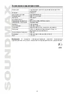 Предварительный просмотр 22 страницы SoundMax SM-LCD715 Instruction Manual