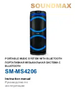 Предварительный просмотр 1 страницы SoundMax SM-MS4206 Instruction Manual