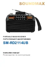 SoundMax SM-RD2114UB Instruction Manual предпросмотр