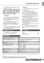 Preview for 5 page of SoundMax SM-RD2122UB Instruction Manual