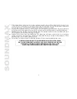 Предварительный просмотр 4 страницы SoundMax SM-SA1004 Onstruction Manual