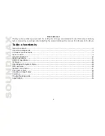 Preview for 2 page of SoundMax Soundmax SM-CMD3010 Instruction Manual