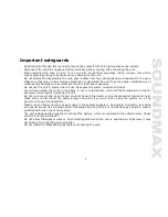 Preview for 3 page of SoundMax Soundmax SM-CMD3010 Instruction Manual