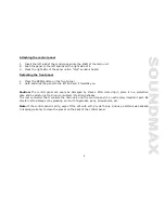 Preview for 5 page of SoundMax Soundmax SM-CMD3010 Instruction Manual