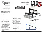 Предварительный просмотр 1 страницы Soundoff Signal LED3 MINI LIGHT EL3SN Series Assembly Instructions