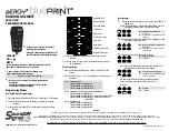 Preview for 2 page of Soundoff Signal nERGY bluePRINT ENGCP15001 Programming Manual