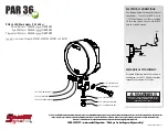 Soundoff Signal PAR 36 EWLB350DBDFOW Quick Start Manual preview