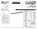 Предварительный просмотр 2 страницы Soundoff Signal UltraLITE EL3H12A20 Series Assembly Instructions