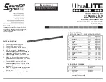 Предварительный просмотр 4 страницы Soundoff Signal UltraLITE EL3H12A20 Series Assembly Instructions