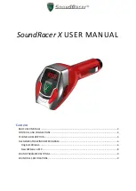SoundRacer SoundRacer X User Manual preview