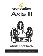 soundsation AXIS III User Manual preview