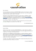 Предварительный просмотр 2 страницы soundsation BLUEPORT FX User Manual