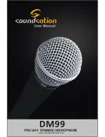 Предварительный просмотр 1 страницы soundsation DM99 User Manual