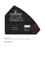 Предварительный просмотр 4 страницы soundsation FMT10-12A User Manual