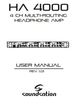 soundsation HA 4000 User Manual preview