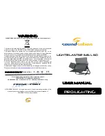 soundsation Lightblaster 616 LED User Manual предпросмотр