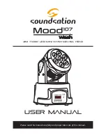 Предварительный просмотр 1 страницы soundsation Mood 107 Wash User Manual