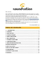 Предварительный просмотр 2 страницы soundsation OMEGA-300 RGB User Manual