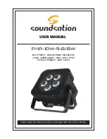 Предварительный просмотр 1 страницы soundsation PAR-10W-5-B/BW User Manual