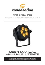 soundsation PAR-5-18W-IP65 User Manual preview