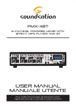 soundsation PMX-4BT User Manual предпросмотр